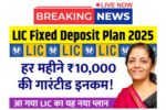 LIC Fixed Deposit Plan 2025